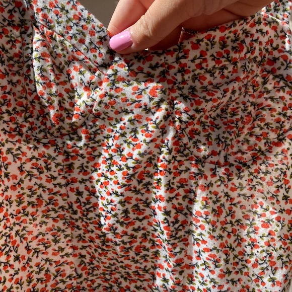 Anthropologie pins & needles floral crop top - Picture 4 of 6